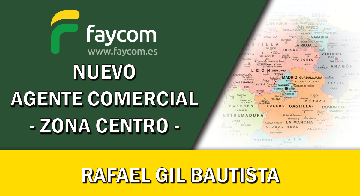 Faycom incorpora a Rafael Gil a su equipo comercial para mejorar la calidad del servicio